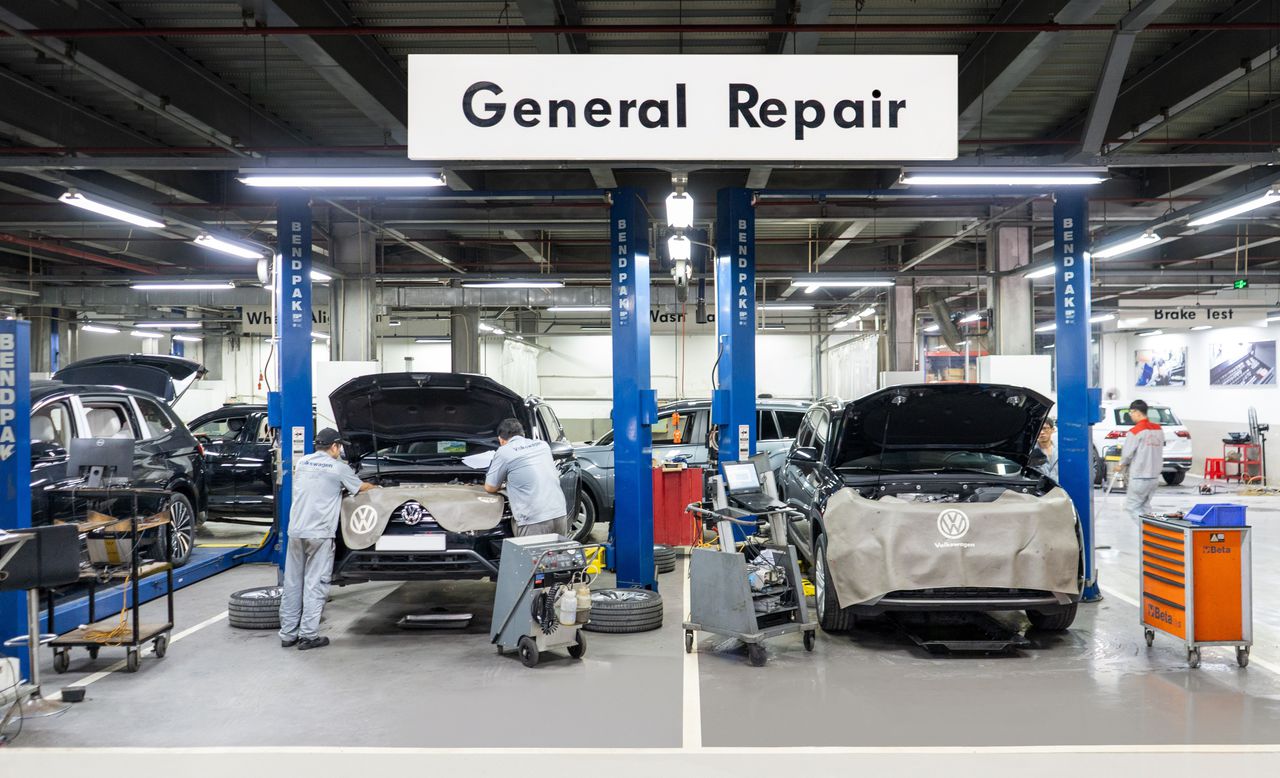 Khám phá xưởng dịch vụ Volkswagen theo tiêu chuẩn toàn cầu tại Việt Nam - Volkswagen Phú Mỹ