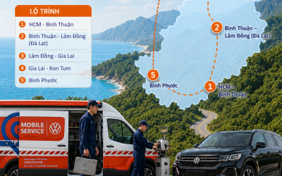Hành trình Mobile Service tại khu vực miền Đông 2026 – Volkswagen Phú Mỹ